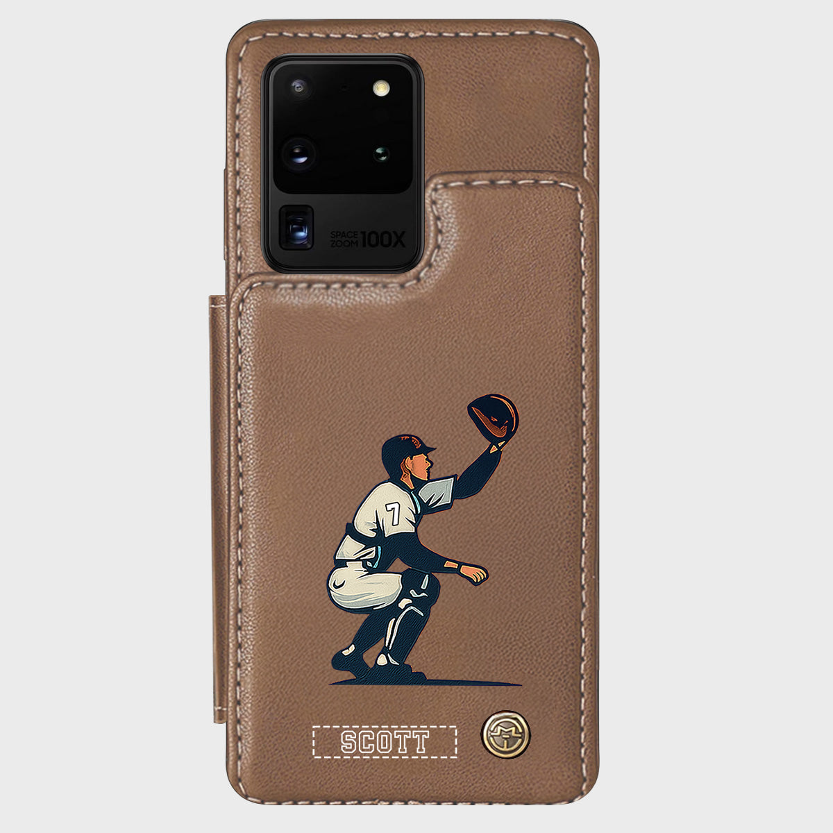 Tis Baseball Season - Personalized Baseball Wallet Phone Case