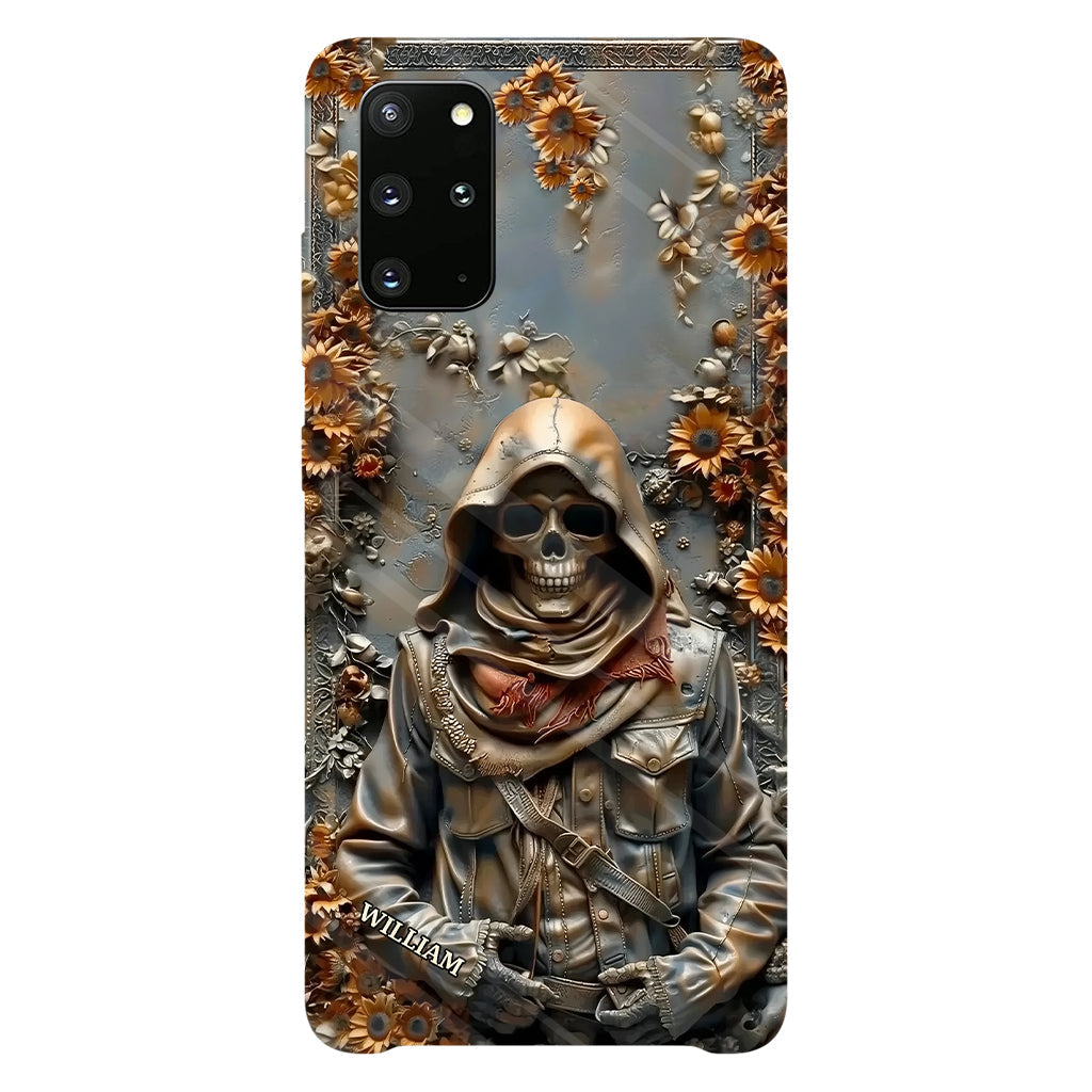 Vintage Skull - Personalized Skull Full Print Phone Case