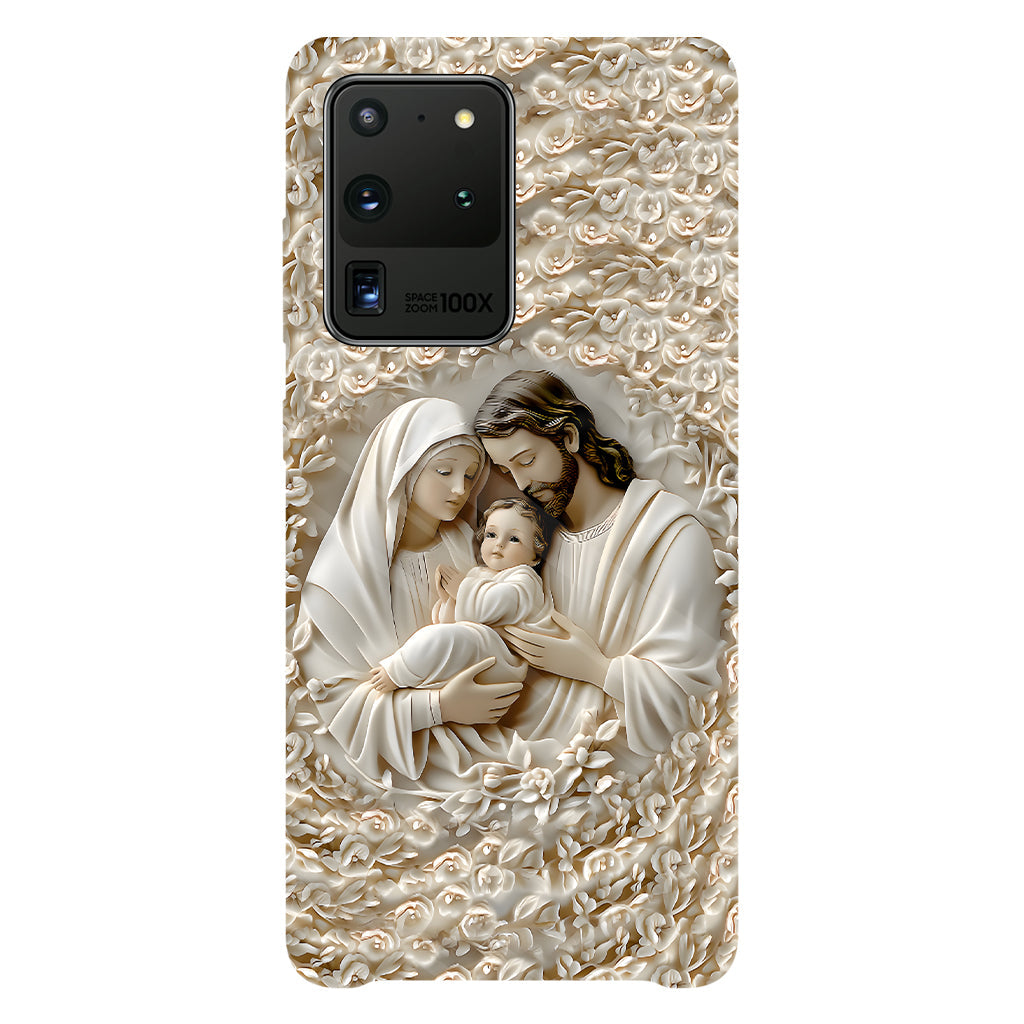 The Holy Family - Personalized Christian Full Print Phone Case