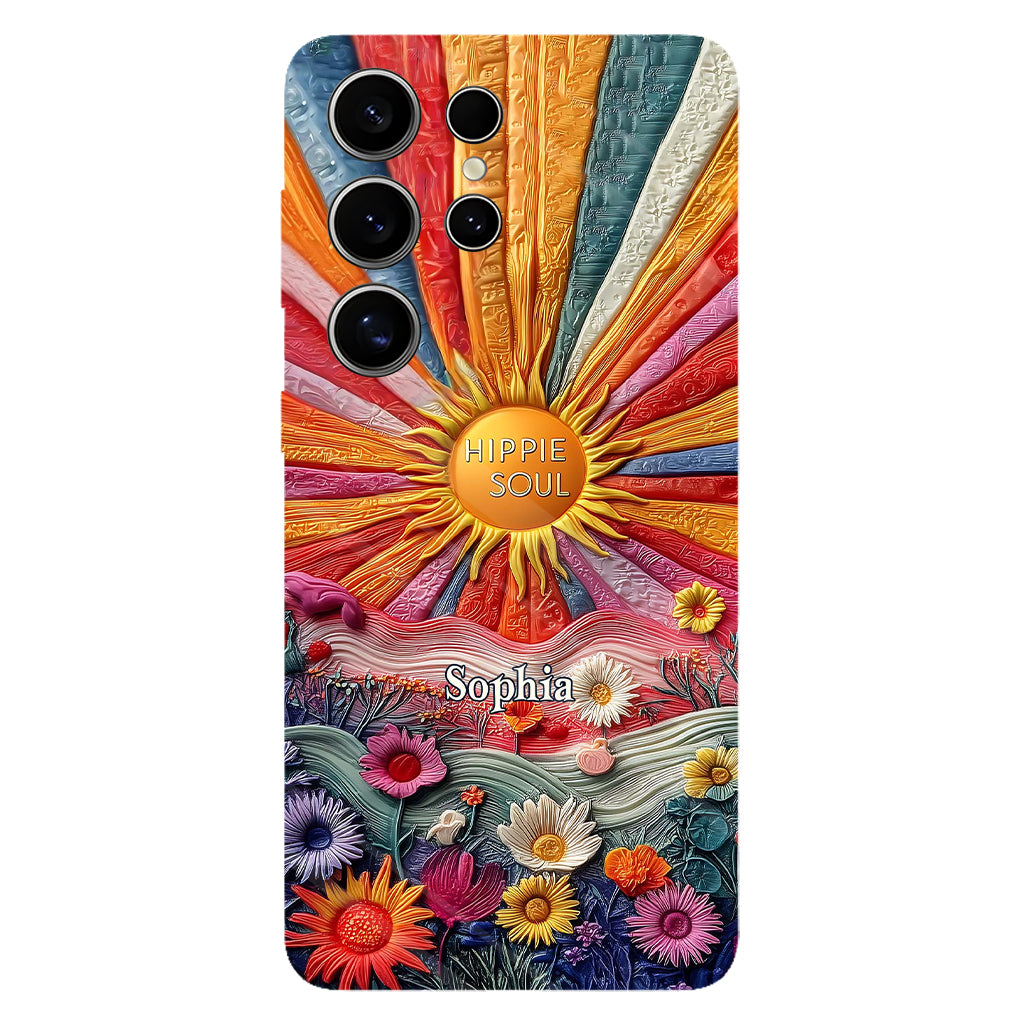 Hippie Soul - Personalized Hippie Full Print Phone Case