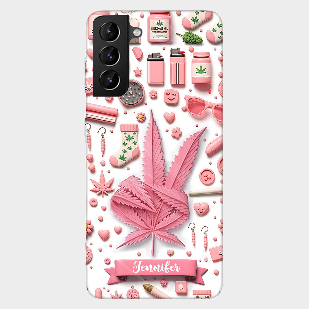 Irgendwo ist es 4:20 Uhr – Personalisierte Handyhülle mit Weed-Motiv