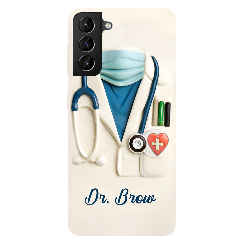 Medical Appreciation Design With Stethoscope - Personalized Full Print Phone Case