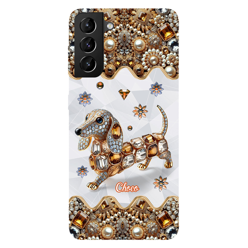 Love Dachshunds - Personalized Dog Full Print Phone Case