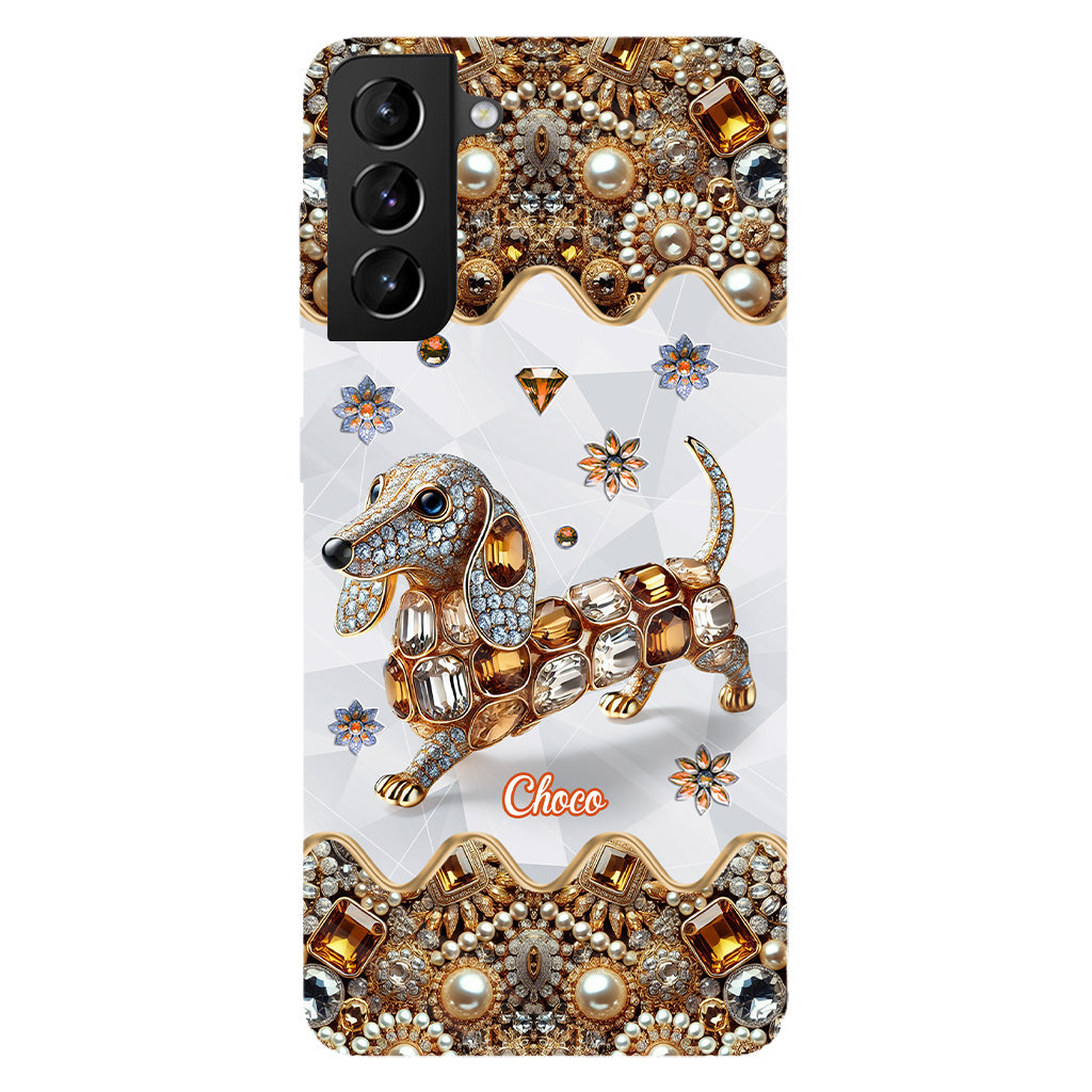 Love Dachshunds - Personalized Dog Full Print Phone Case