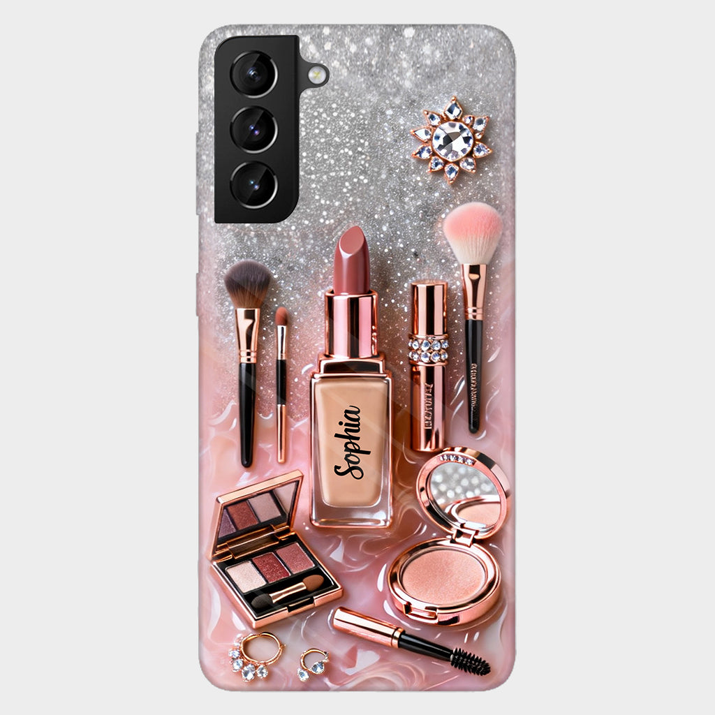 Maquilleuse fière - Coque de téléphone personnalisée avec impression intégrale - Maquillage