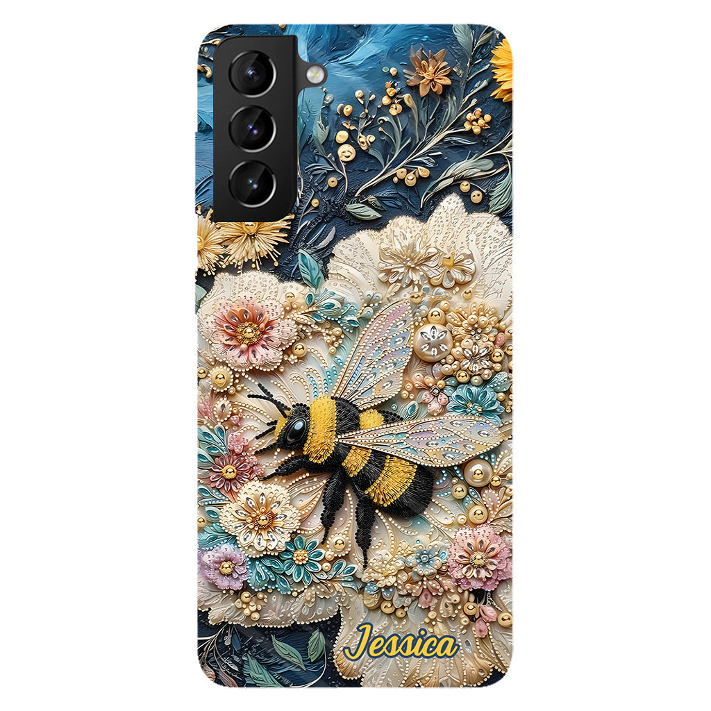 Bee Kind - Personalized Bee Full Print Phone Case