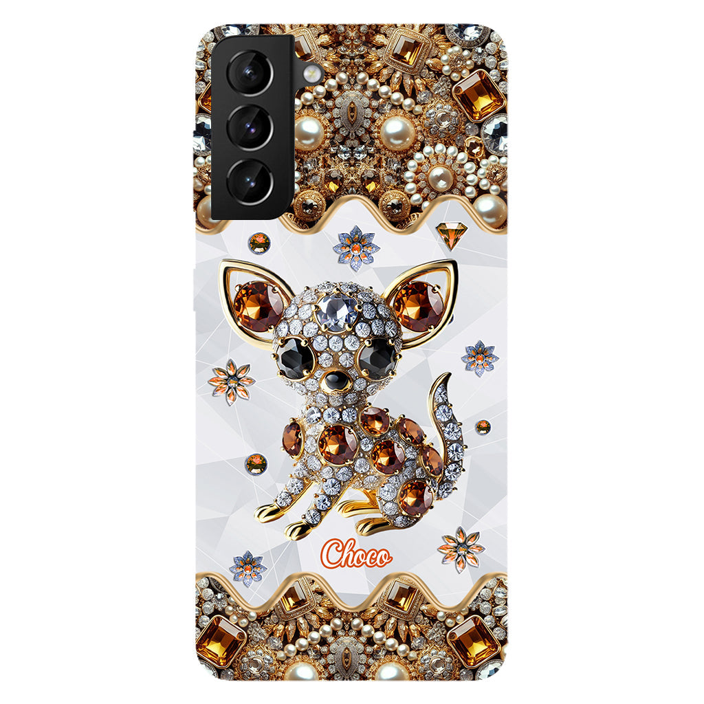 Love Chihuahuas - Personalized Dog Full Print Phone Case