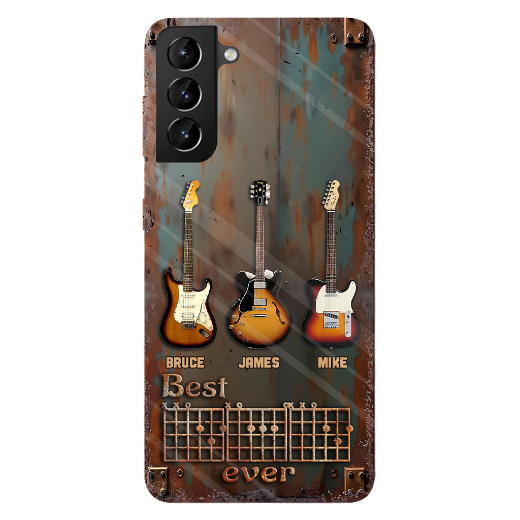 Best Guitar Dad Ever - Personalized Guitar Full Print Phone Case