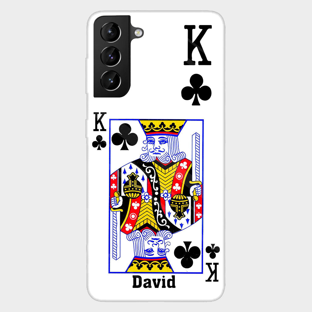 King And Queen - Personalized Couple Full Print Phone Case