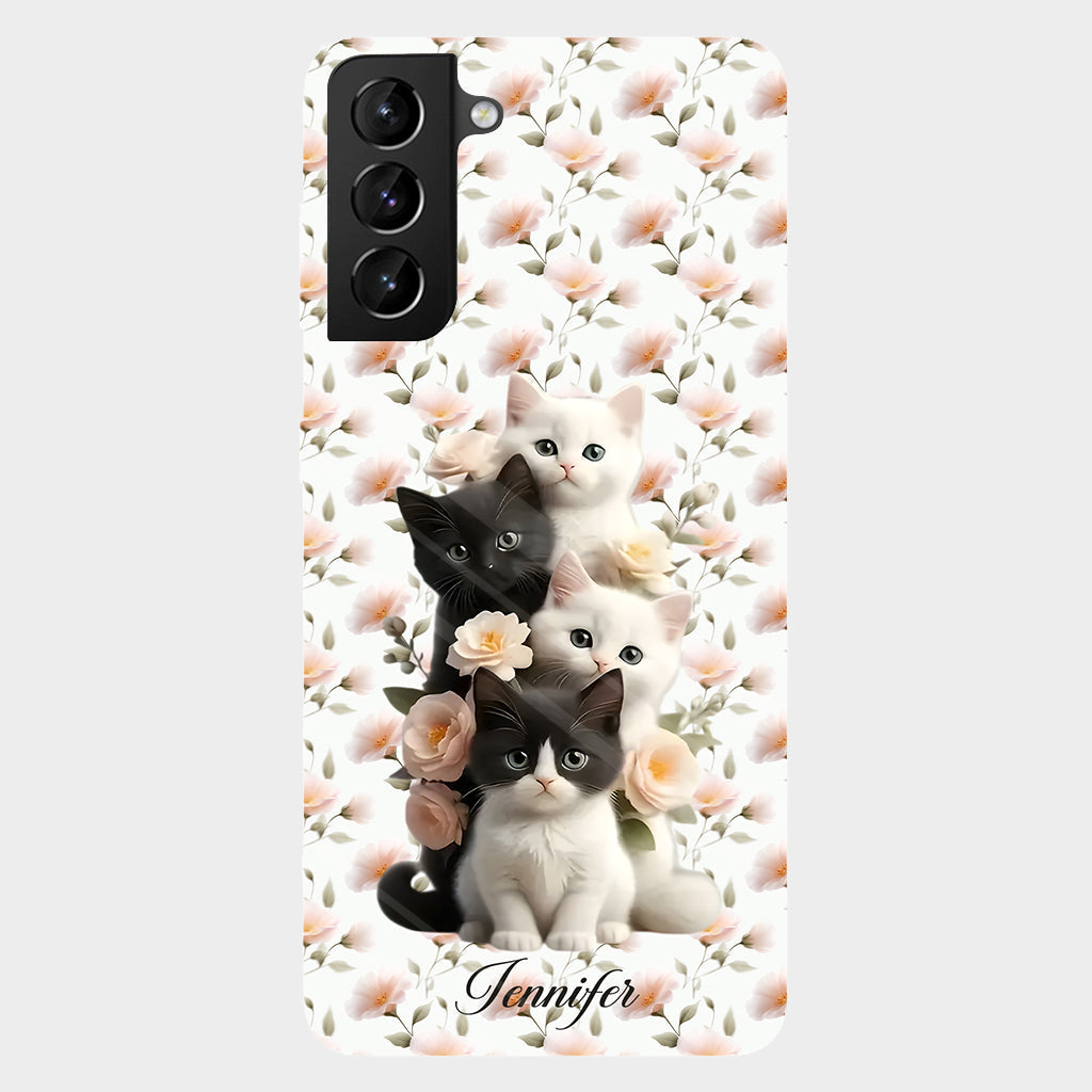 Cute Kittens - Personalized Cat Full Print Phone Case
