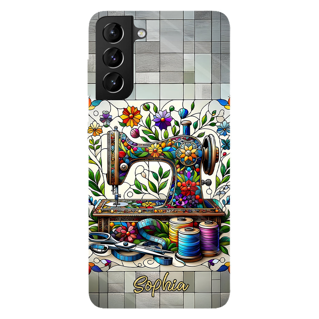 Coque de téléphone personnalisée « Couture » ​​avec imprimé intégral