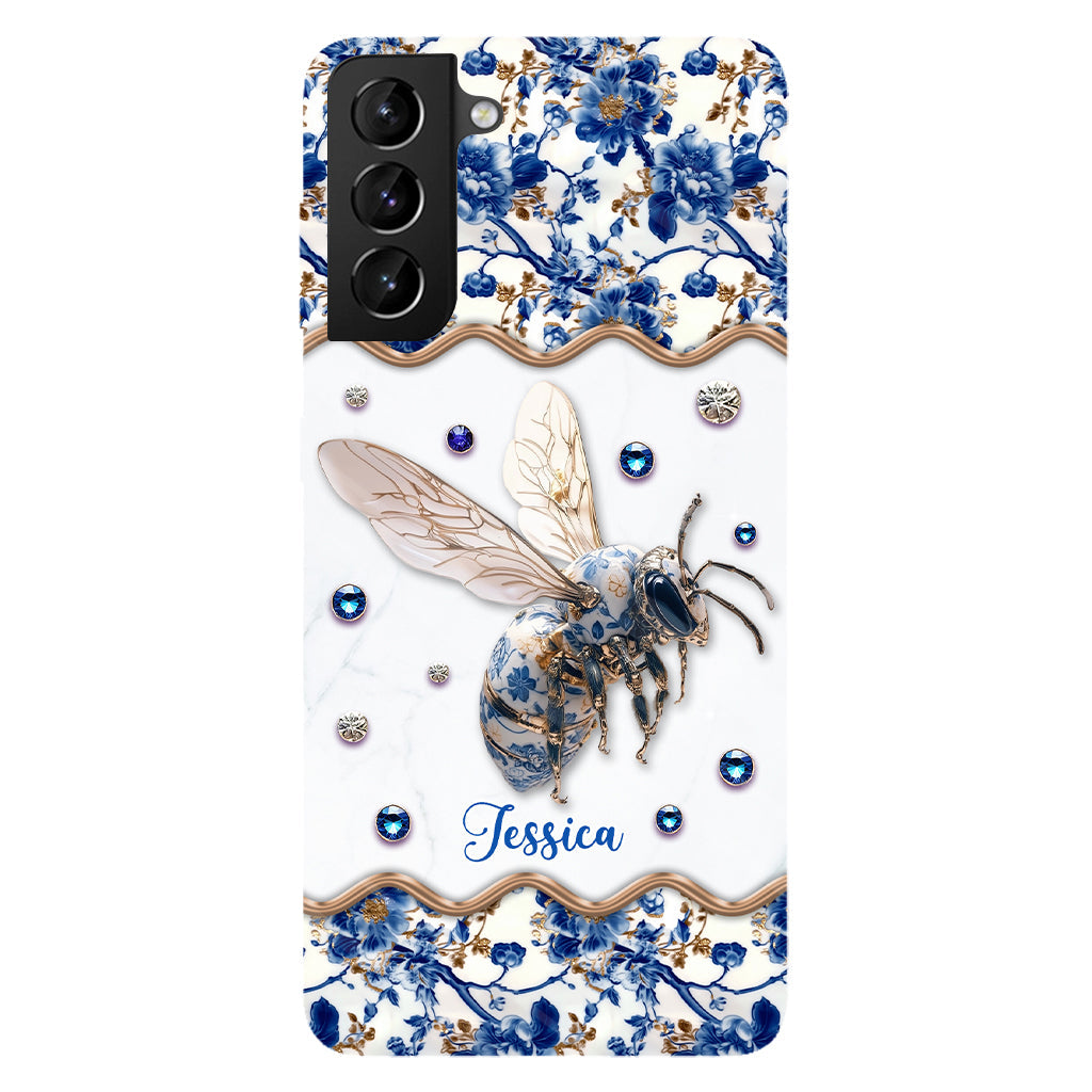 Toile de Jouy Abeille - Coque de téléphone personnalisée avec imprimé abeille