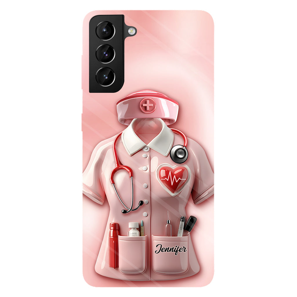 Nurses Are The Heart of Healthcare - Personalized Nurse Full Print Phone Case