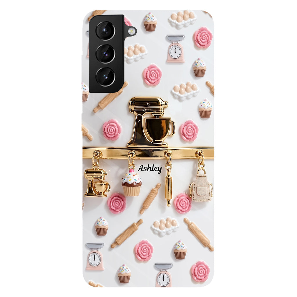 Coque de téléphone personnalisée avec motif pâtisserie - Charms de pâtisserie