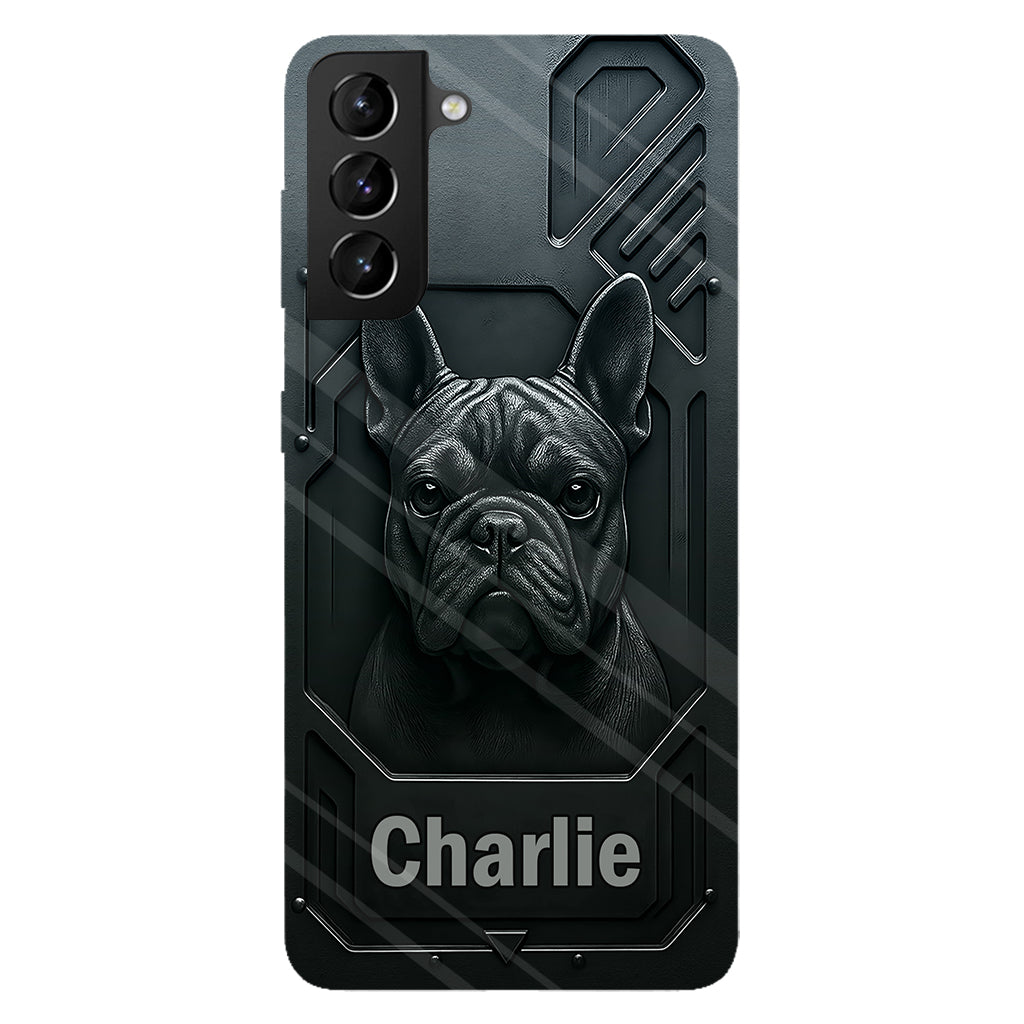 Meilleure maman/papa de chien - Coque de téléphone personnalisée avec impression intégrale de chien