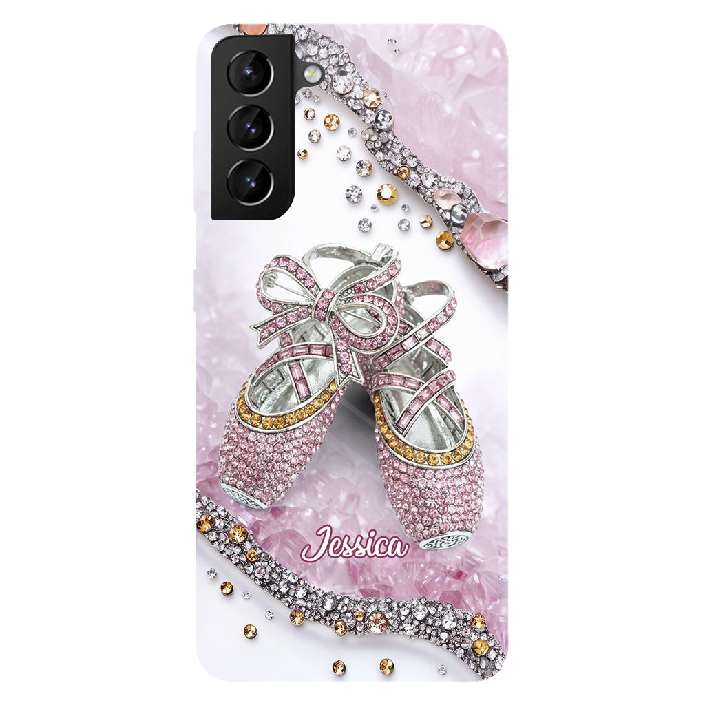 Chaussures de ballet mignonnes - Coque de téléphone personnalisée avec imprimé intégral de ballerine