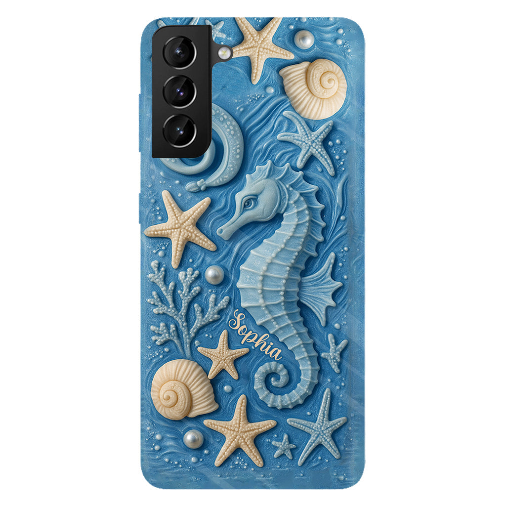 Just A Girl Who Loves Ocean - Personalized Sea Lover Full Print Phone Case