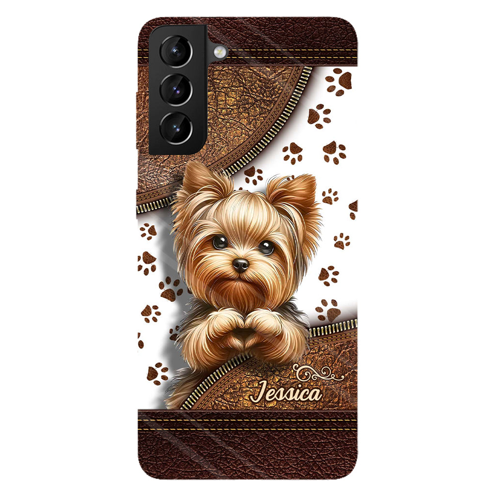 Cute Yorkshire Terrier - Personalized Dog Full Print Phone Case