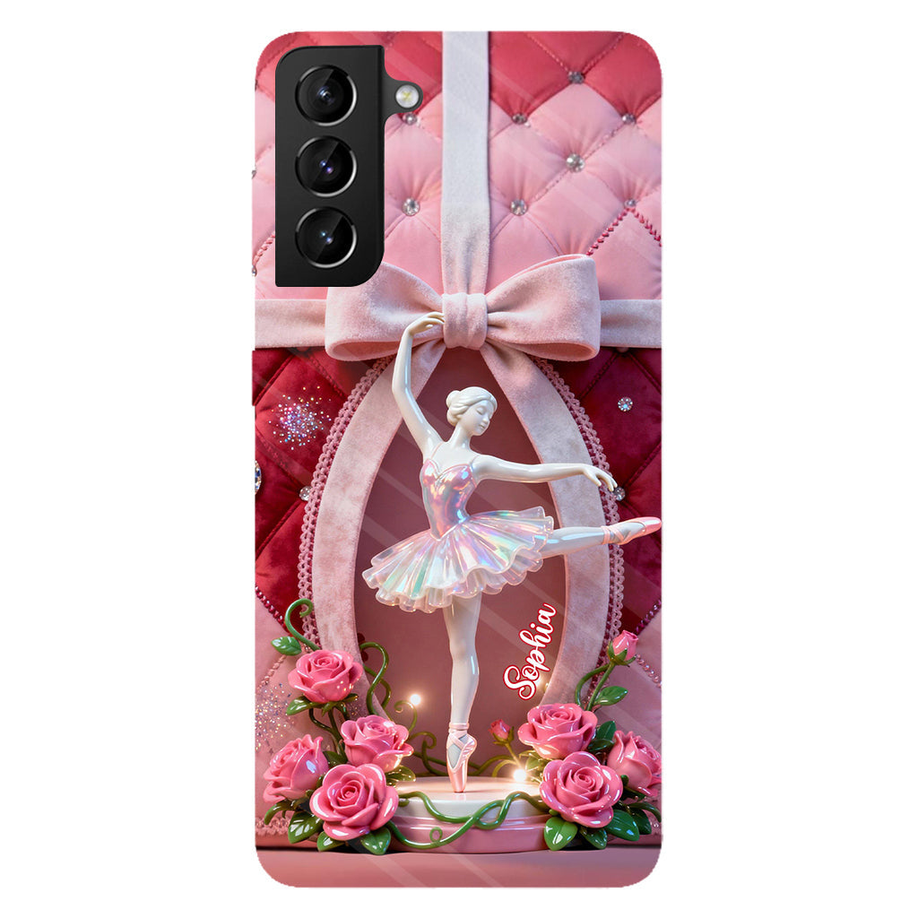 Just A Girl Who Loves To Dance - Personalized Ballet Full Print Phone Case