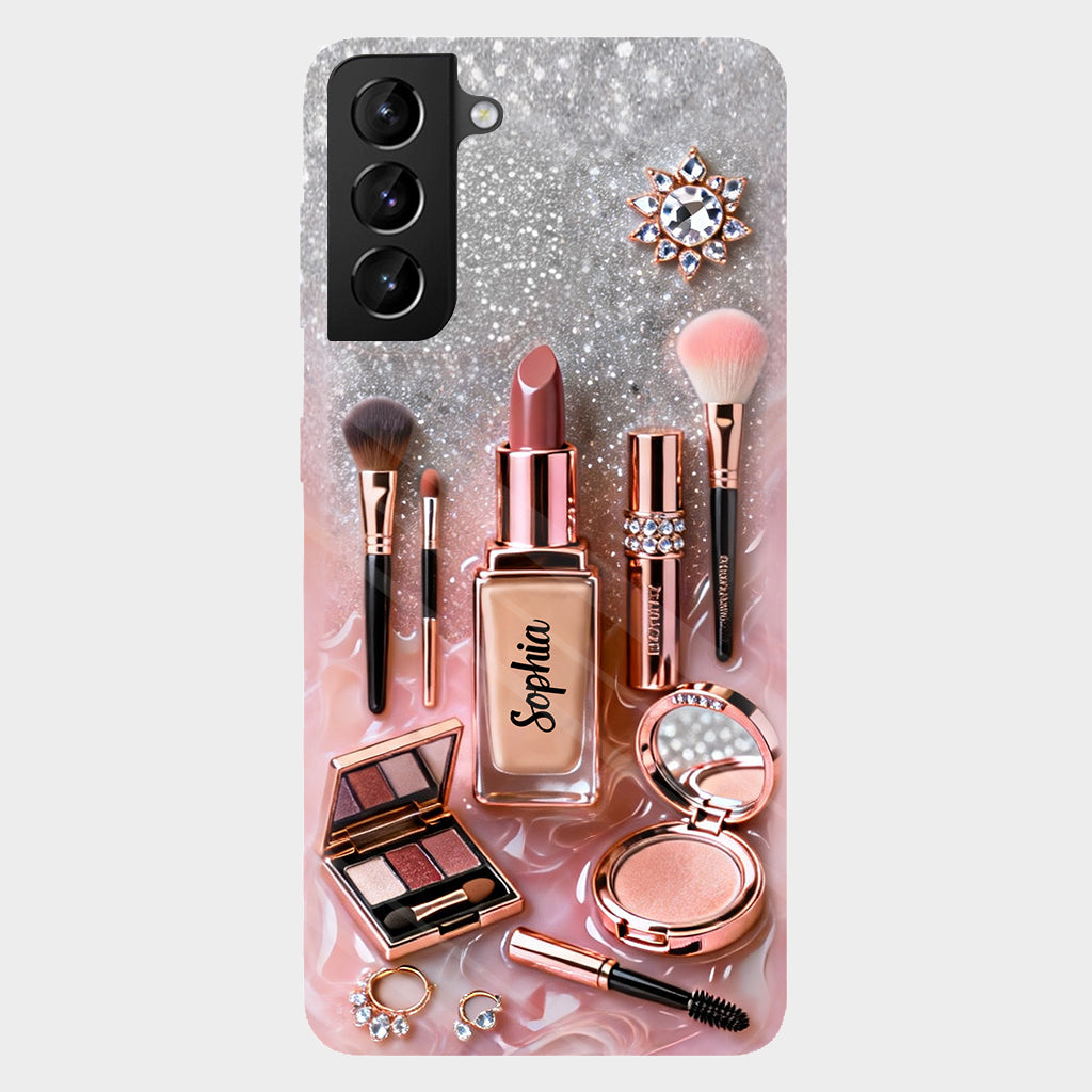 Maquilleuse fière - Coque de téléphone personnalisée avec impression intégrale - Maquillage