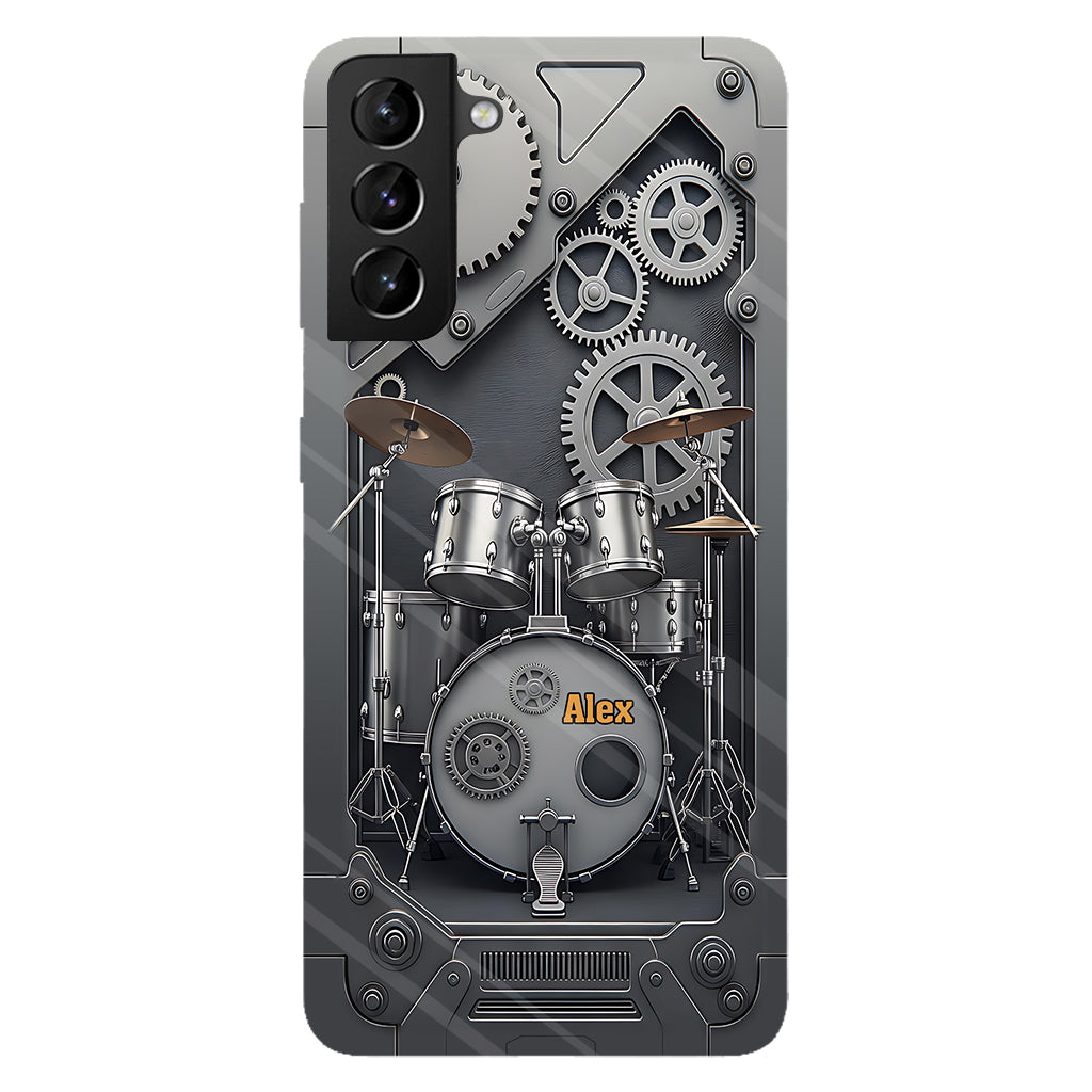 Vie de batteur - Coque de téléphone personnalisée avec impression intégrale pour batteur