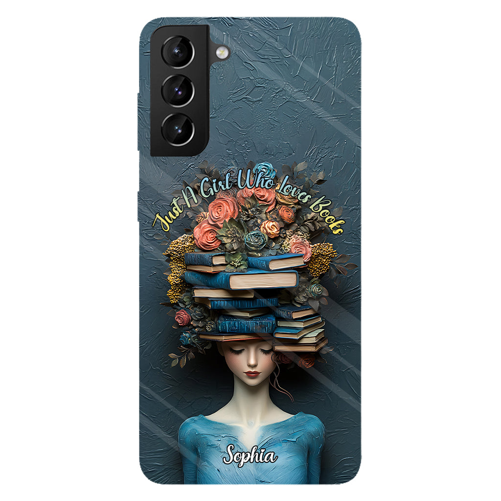 Just A Girl Who Loves Books - Personalized Book Full Print Phone Case