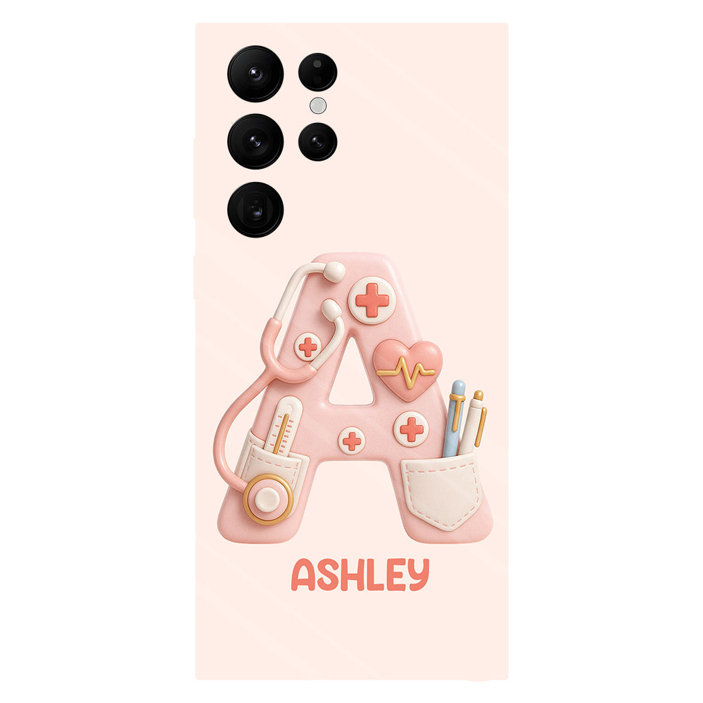Nurse Alphabet Custom - Personalized Nurse Full Print Phone Case