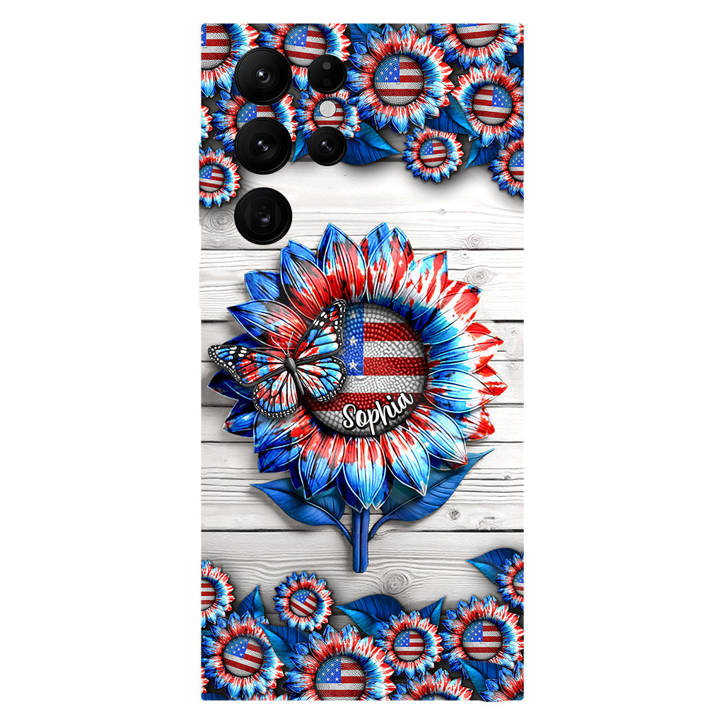 Liebe Amerika – Personalisierte Handyhülle zum Unabhängigkeitstag/4. Juli mit Vollbilddruck