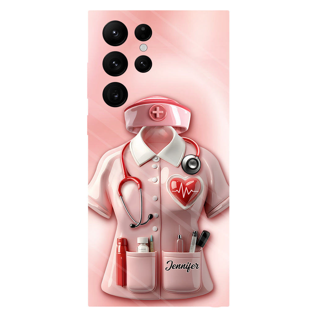 Nurses Are The Heart of Healthcare - Personalized Nurse Full Print Phone Case