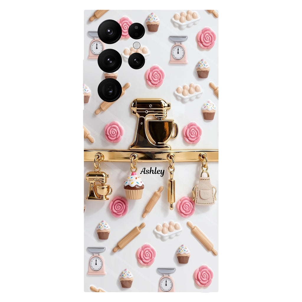 Coque de téléphone personnalisée avec motif pâtisserie - Charms de pâtisserie