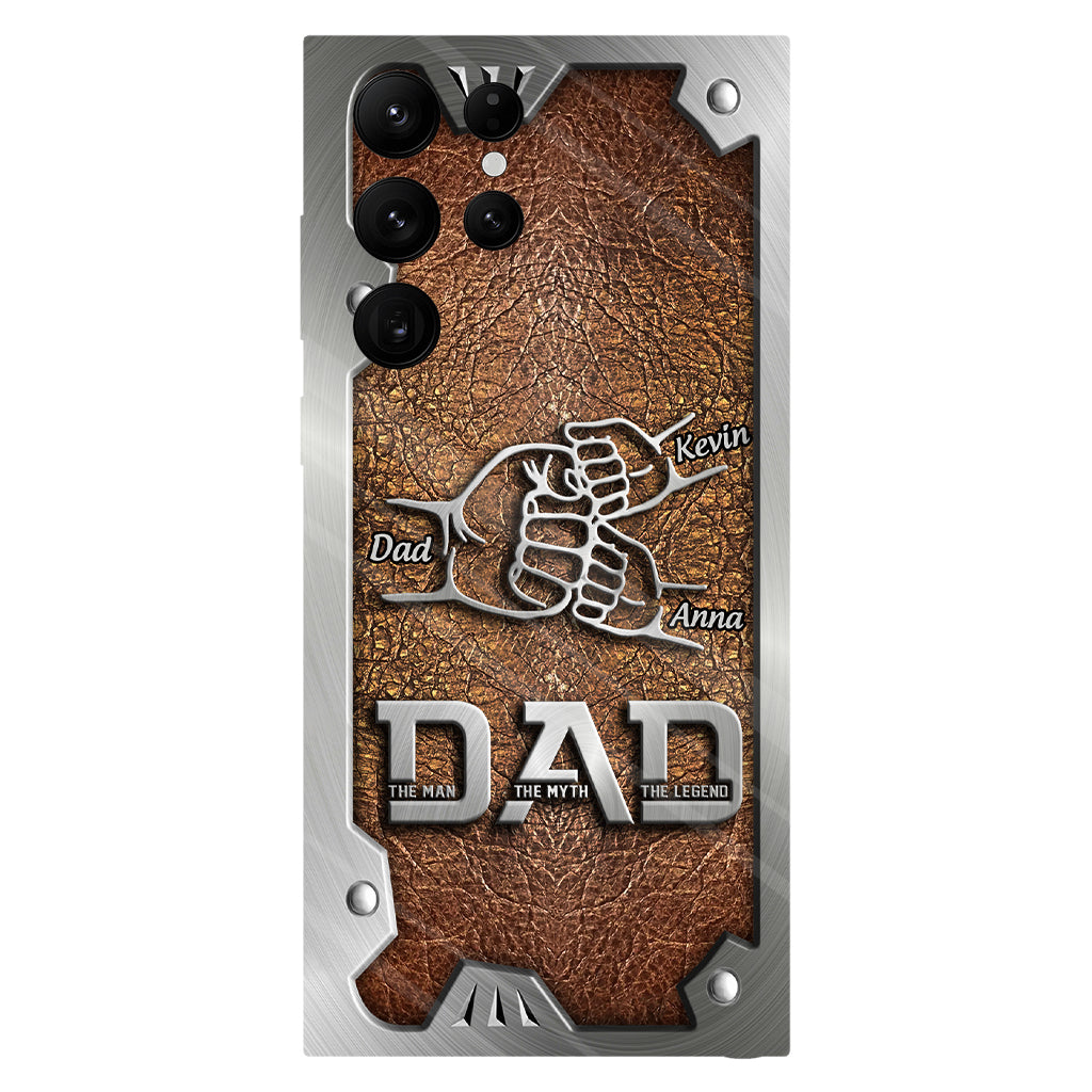 Dad The Man The Myth The Legend First Bump - Personalized Father Full Print Phone Case