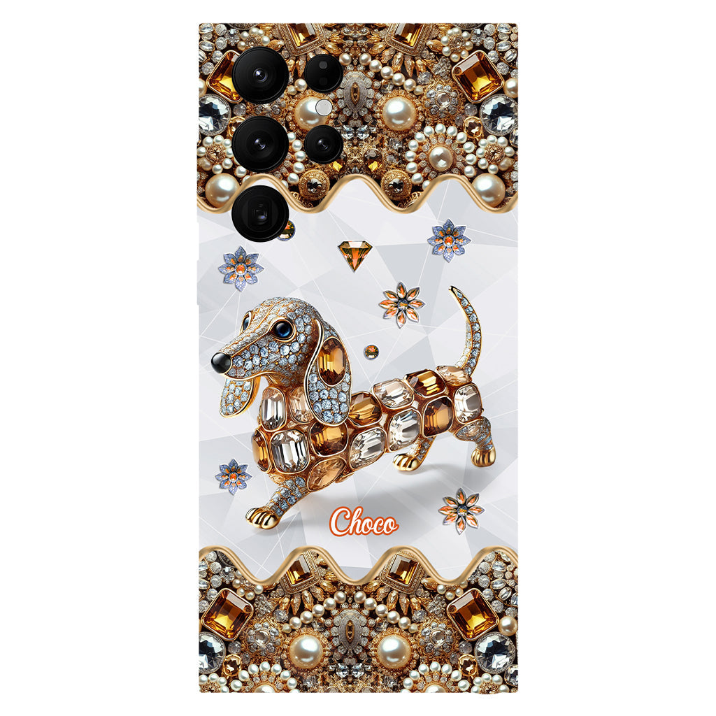 Love Dachshunds - Personalized Dog Full Print Phone Case