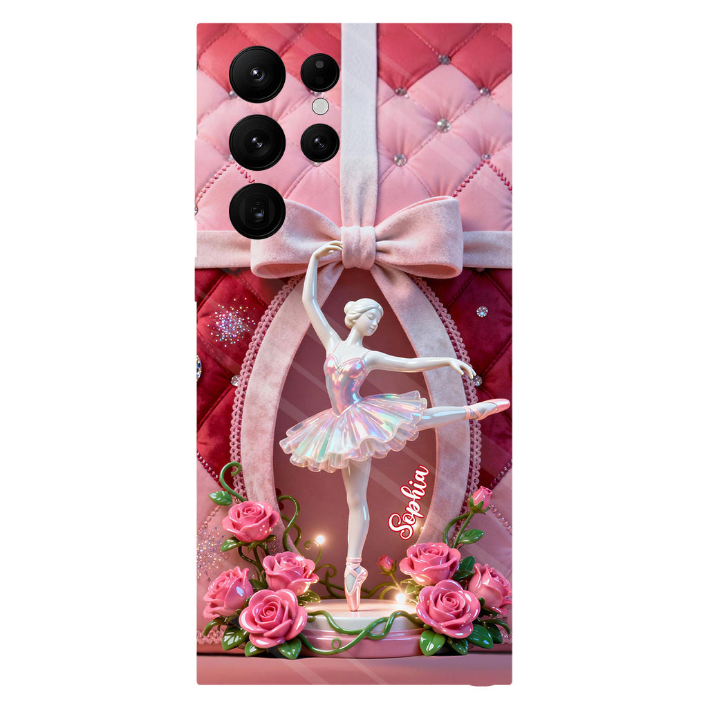 Just A Girl Who Loves To Dance - Personalized Ballet Full Print Phone Case