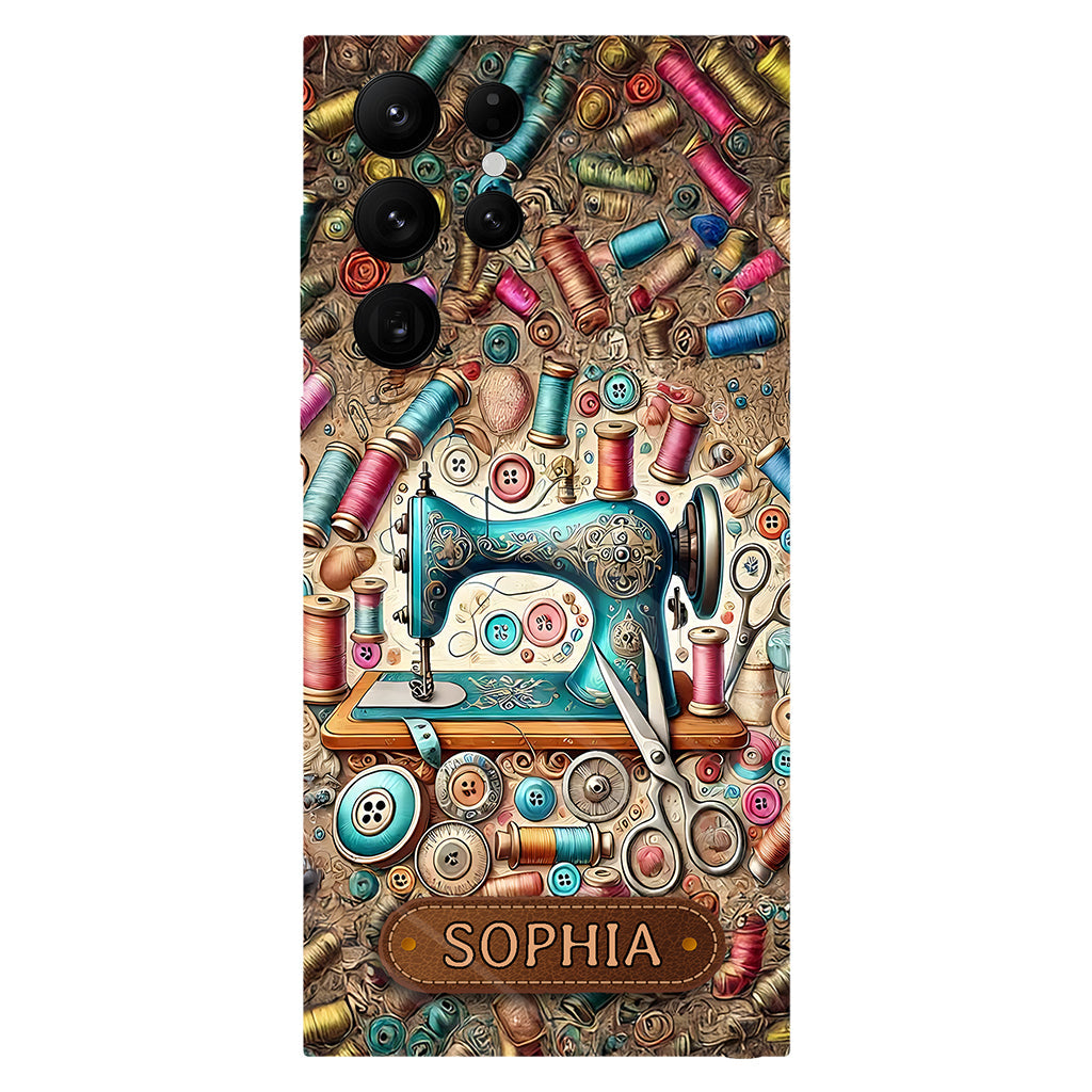 Coque de téléphone personnalisée « Couture » ​​avec imprimé intégral