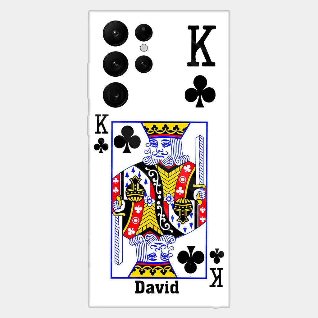 King And Queen - Personalized Couple Full Print Phone Case