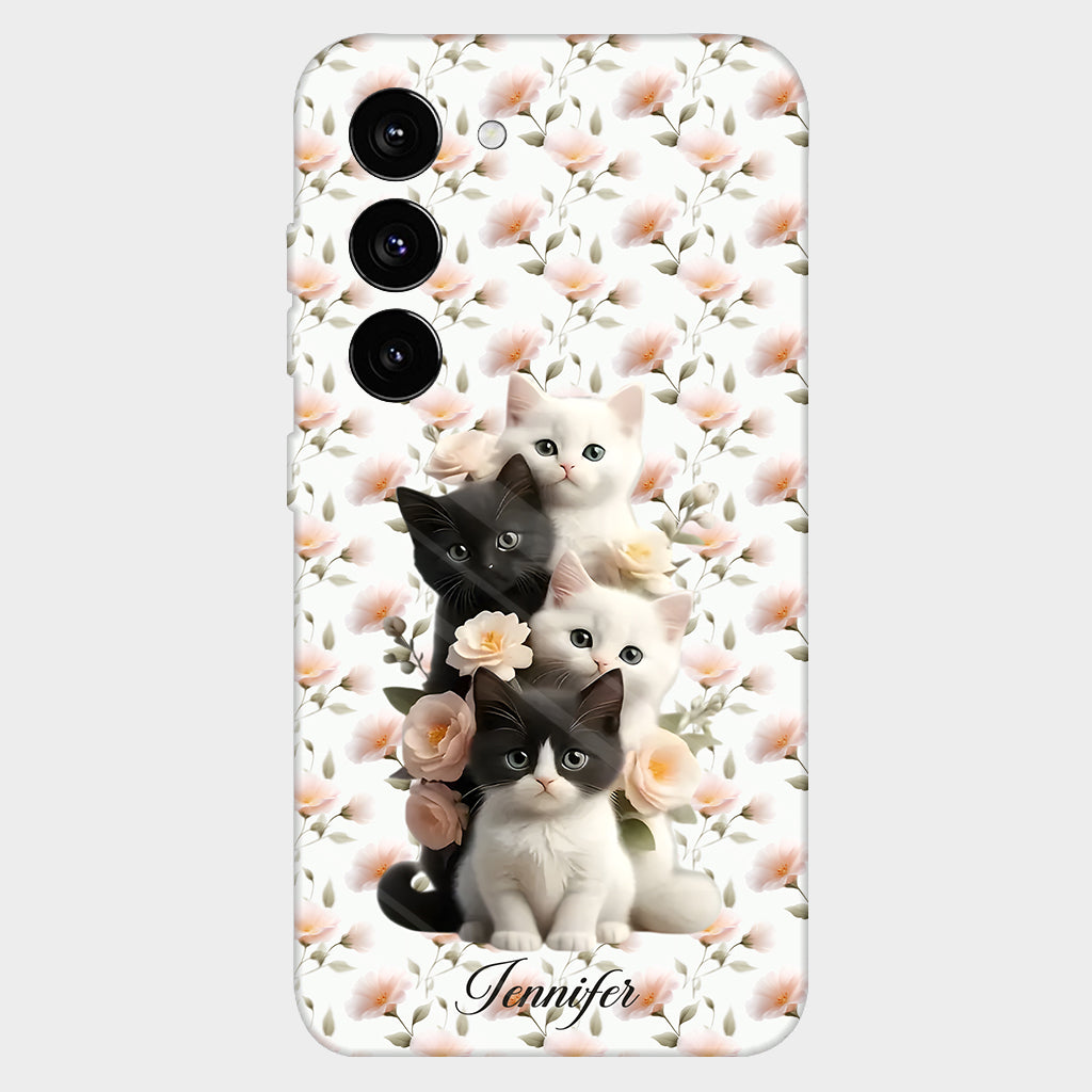 Cute Kittens - Personalized Cat Full Print Phone Case