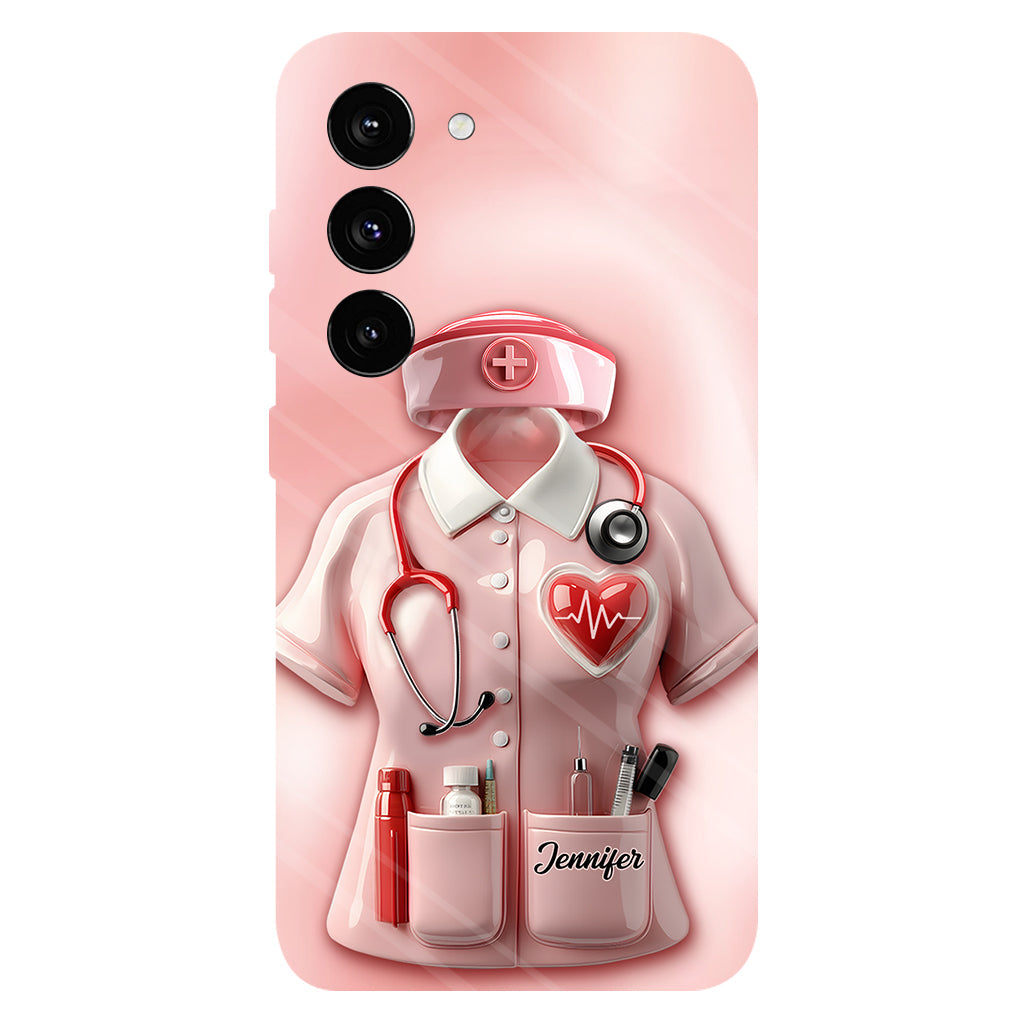 Nurses Are The Heart of Healthcare - Personalized Nurse Full Print Phone Case