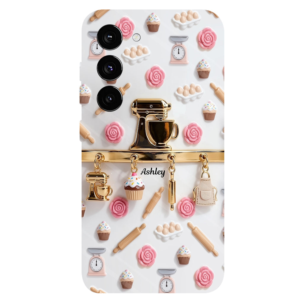 Coque de téléphone personnalisée avec motif pâtisserie - Charms de pâtisserie