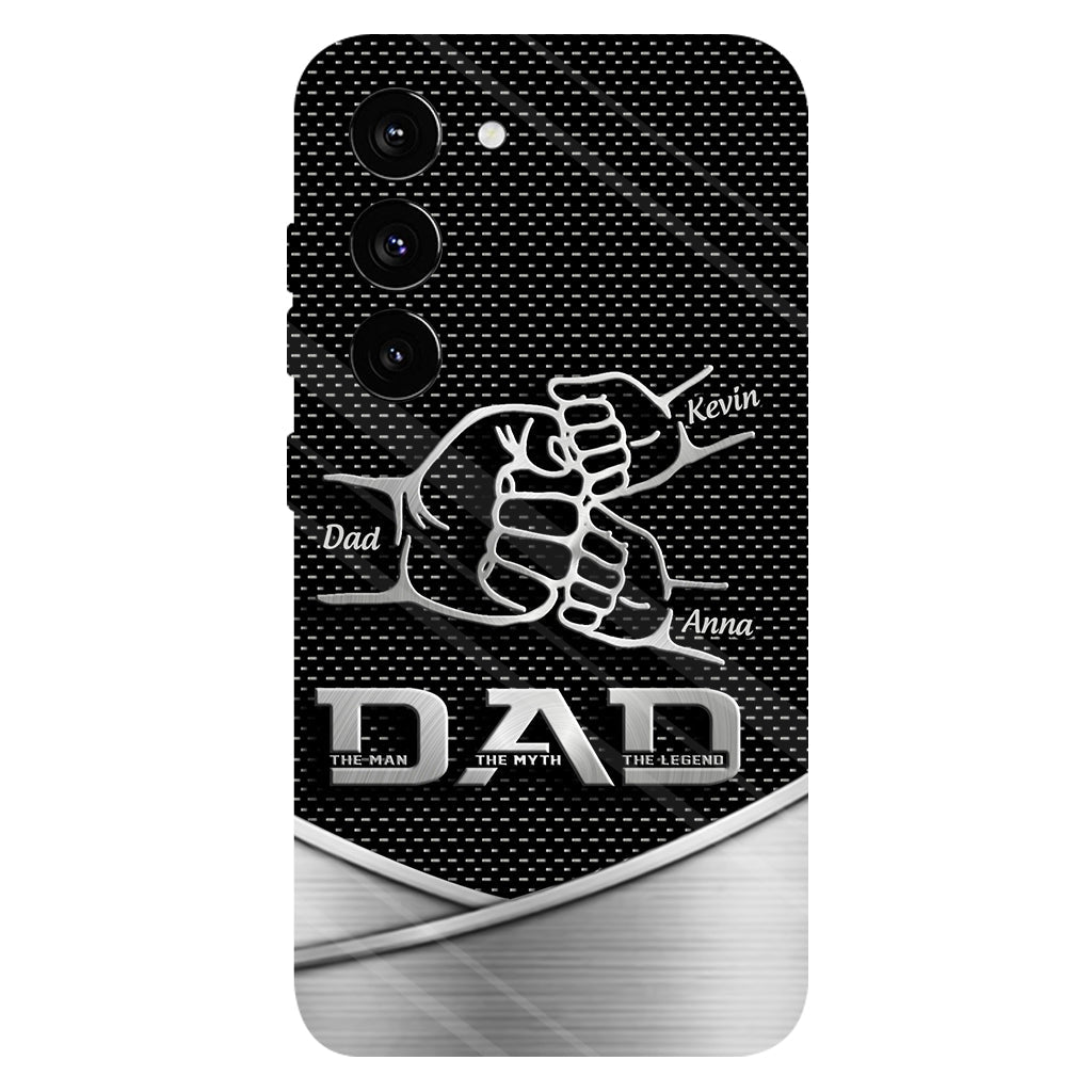 Dad The Man The Myth The Legend First Bump - Personalized Father Full Print Phone Case