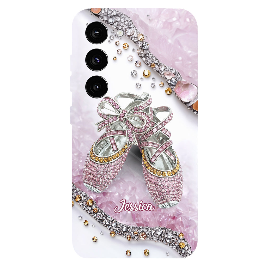 Chaussures de ballet mignonnes - Coque de téléphone personnalisée avec imprimé intégral de ballerine