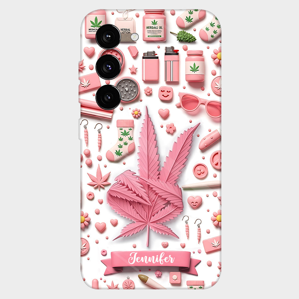 Irgendwo ist es 4:20 Uhr – Personalisierte Handyhülle mit Weed-Motiv