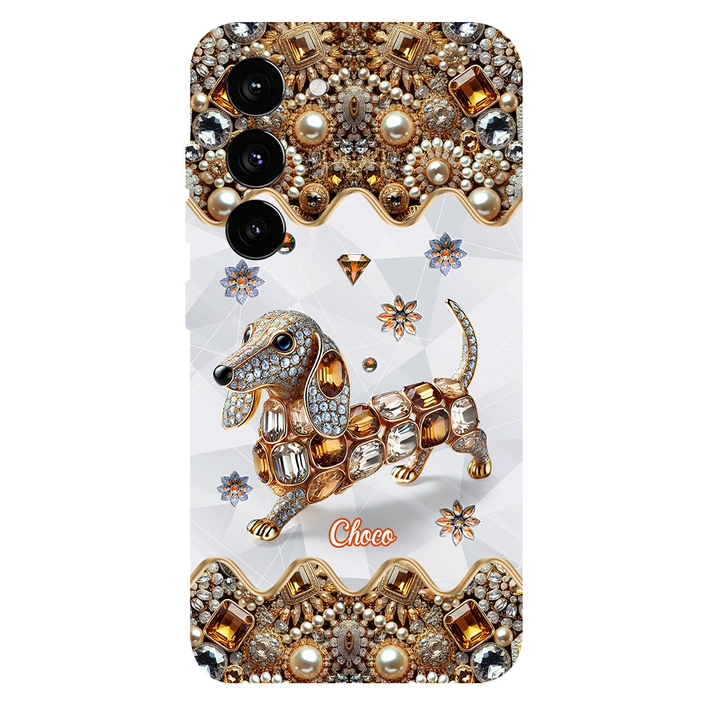 Love Dachshunds - Personalized Dog Full Print Phone Case