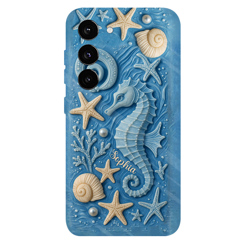 Just A Girl Who Loves Ocean - Personalized Sea Lover Full Print Phone Case