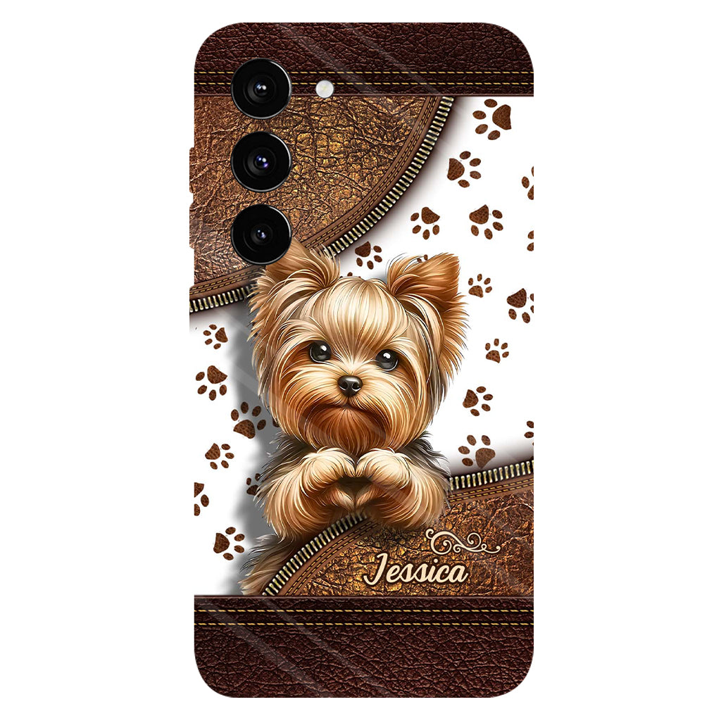 Cute Yorkshire Terrier - Personalized Dog Full Print Phone Case