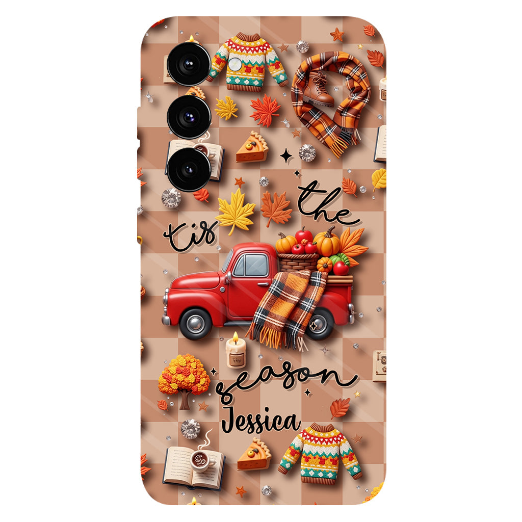 Tis The Season - Personalized Autumn Full Print Phone Case