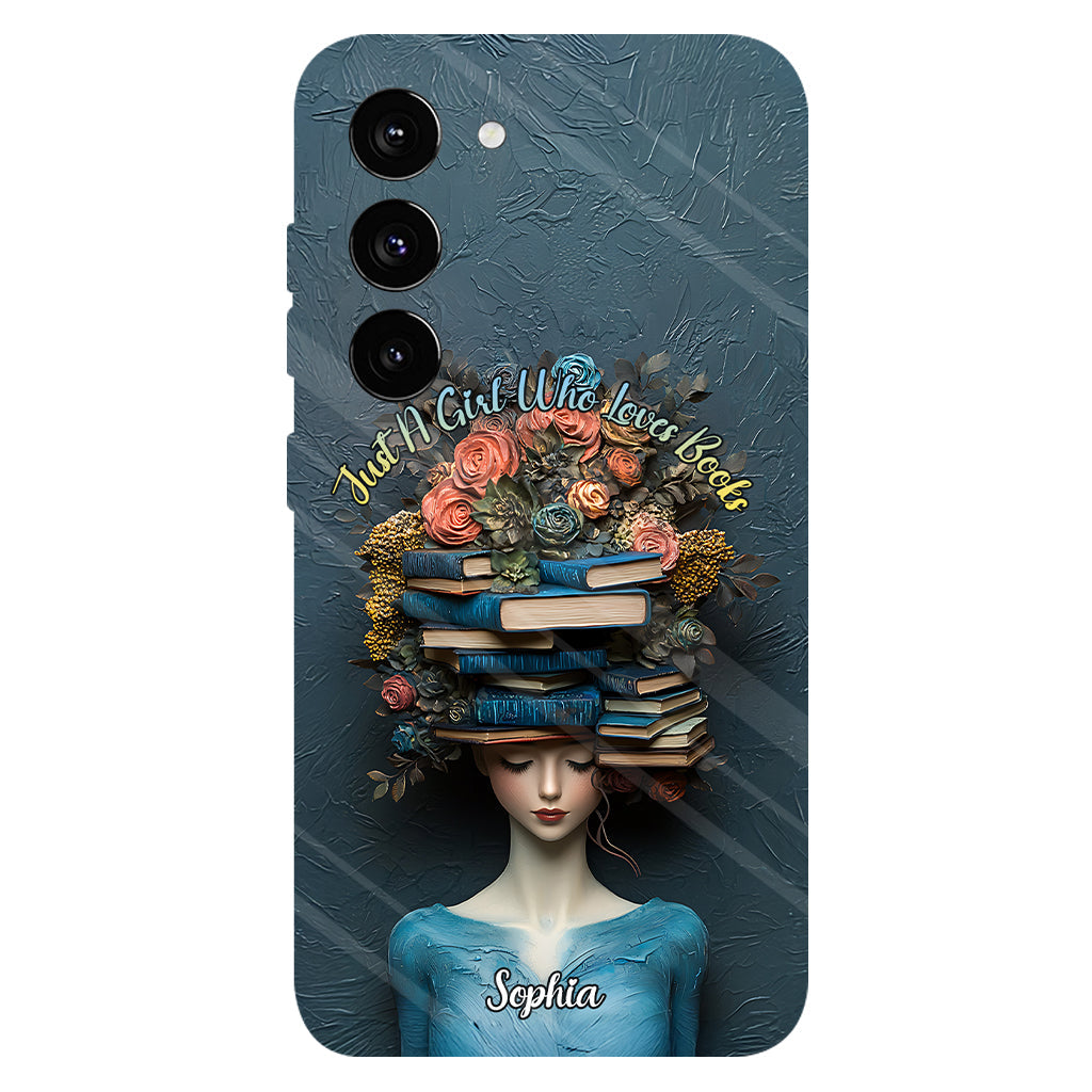 Just A Girl Who Loves Books - Personalized Book Full Print Phone Case