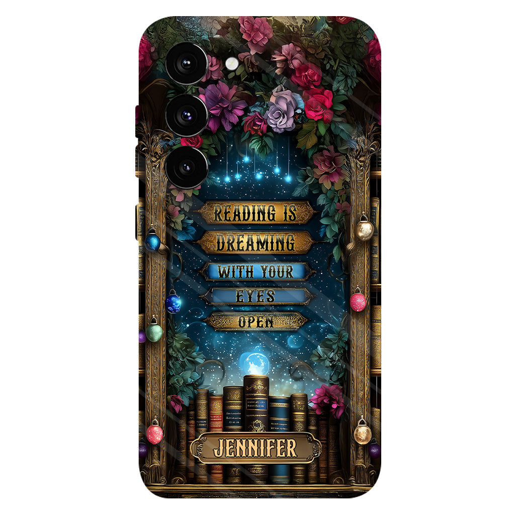 Reading is Dreaming - Personalized Book Full Print Phone Case