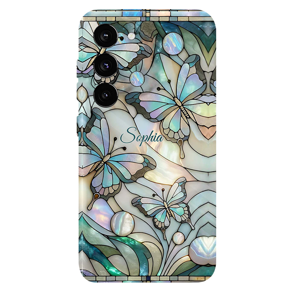 Love Butterflies - Personalized Butterfly Full Print Phone Case