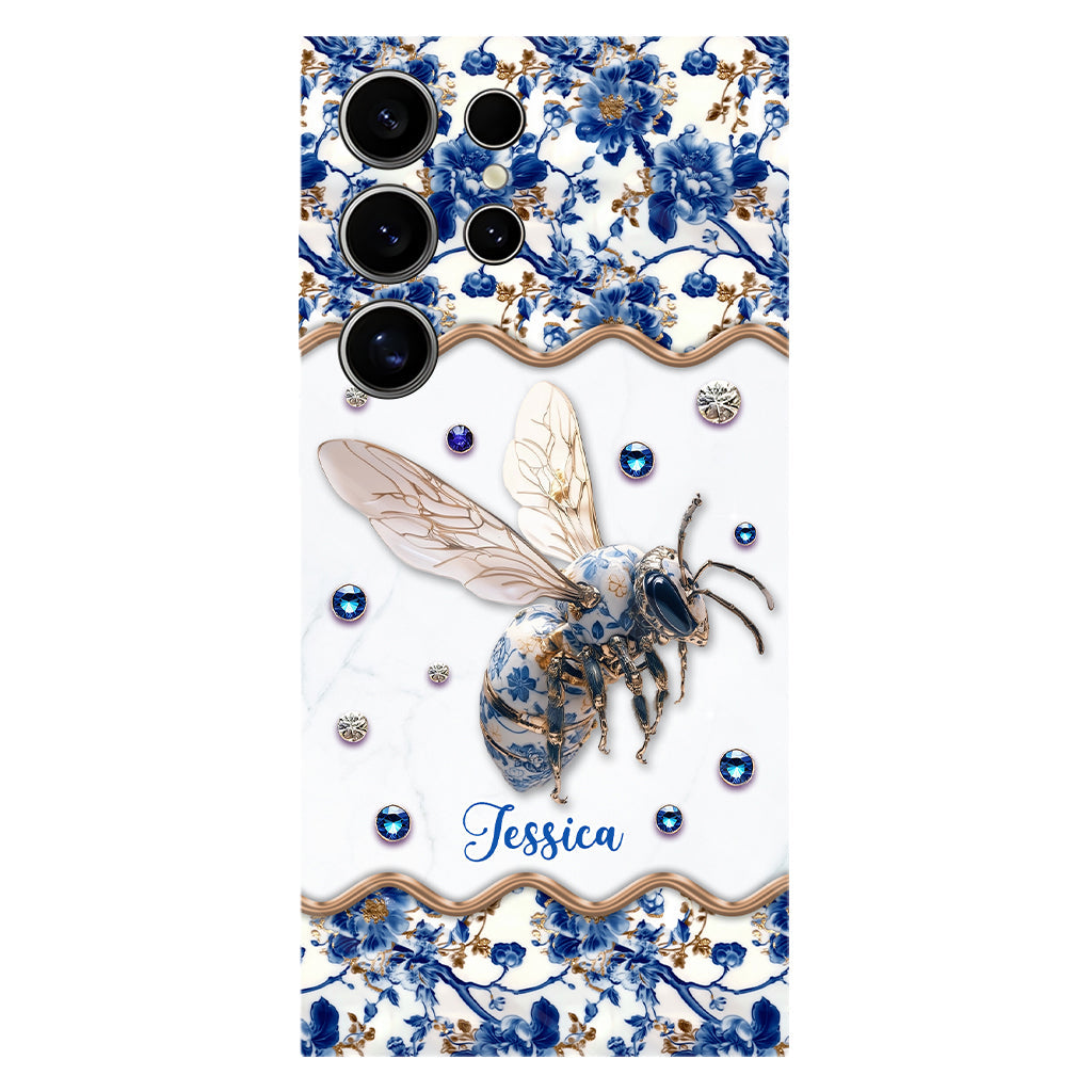 Toile de Jouy Abeille - Coque de téléphone personnalisée avec imprimé abeille