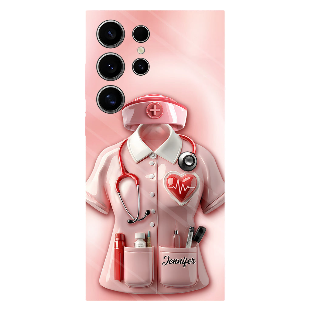 Nurses Are The Heart of Healthcare - Personalized Nurse Full Print Phone Case